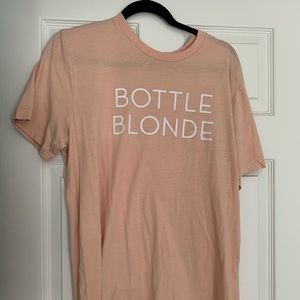 Bottle blonde boutique tee